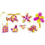 Crew Pack CLIXO - Rose/Jaune - GIPSY TOYS - Jeu de Construction magnétique, Flexible, Durable et imaginatif - 30 pieces - Des 4