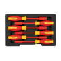 Set de clés a douilles VDE - BOSCH - 6 pieces - 7-14 mm - Certifié jusqu'a 1000 V - Ergonomique