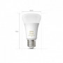 Kit démarrage ampoule LED connectée PHILIPS Hue White - 10.5W - Lot 2 E27 - Télé 119,99 €