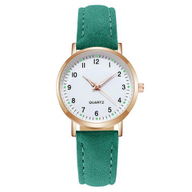 AOOSU Montre Femme, Lumineux Montre à Quartz Analogique pour Femme, Montres à la Mode Femmes Montres élégante avec Bracelet en C
