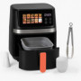 Set de 4 accessoires pour friteuse sans huile - LIVOO - MEN428 - 1 moule 2 en 1 pliable -  1 set de 12 moules - 1 pinceau - 1 pi