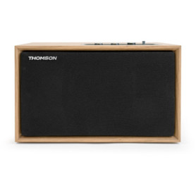 Enceinte Bluetooth - THOMSON - S - Bois et noir - 50W - Portable - Sans fil Enceinte Bluetooth - THOMSON - S - Bois et noir - 50W - Portable - Sans fil