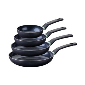 Set de 4 poeles - FACKELMANN - Brandao - Antiadhésives céramique - 16, 20, 24 et 28 cm