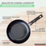 Set de 4 poeles - FACKELMANN - Brandao - Antiadhésives céramique - 16, 20, 24 et 28 cm