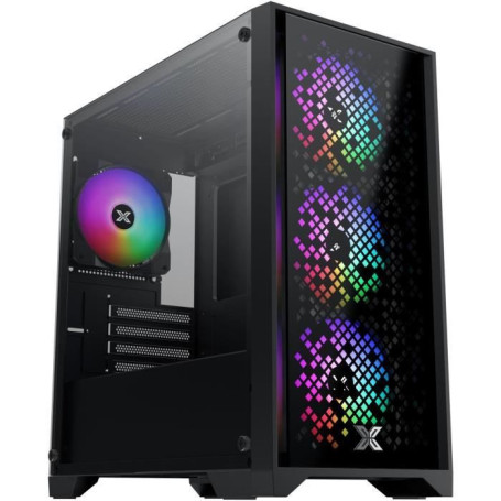 Boitier sans alimentation - XIGMATEK NYX II - Mini tour - Format M-ATX - Noir