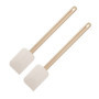 Ensemble de 2 Maryses de pâtisserie de cuisine - FACKELMANN - Manche en résine - 52 cm