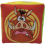 Coussin premium - Cube - LE ROI LION - Microfibre - 25 x 25 x 25 cm
