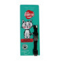 Collier pour chat - AIME - Velours Noir - Nylon, motifs rouges/blancs, grelot argenté
