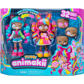 Poupée Personalisable - BANDAI - Animakii - HEA26351 - Lollipop et Bubblegum Poupée Personalisable - BANDAI - Animakii - HEA26351 - Lollipop et Bubblegum