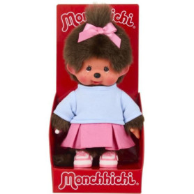 Peluche - BANDAI - Monchhichi - SE203949 - Jupe Basket - 20 cm Peluche - BANDAI - Monchhichi - SE203949 - Jupe Basket - 20 cm