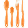 Lunch box compartimentée - BODUM - Bistro - Couverts - Orange Flame