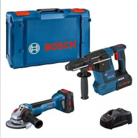 COMBO KIT 2 OUTILS 18V : GWS 18V-10 P+ GBH 18V-26+ ProCORE18V 2x5,5Ah + GAL 1880 COMBO KIT 2 OUTILS 18V : GWS 18V-10 P+ GBH 18V-26+ ProCORE18V 2x5,5Ah + GAL 1880