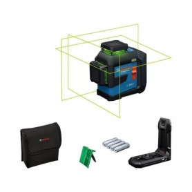 Laser lignes 3 plans GLL 80-33 G Professional + 4 piles 1.5 V LR6 AA - BOSCH - 601065500 Laser lignes 3 plans GLL 80-33 G Professional + 4 piles 1.5 V LR6 AA - BOSCH - 601065500