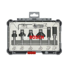 Coffret de 6 fraises a araser/chanfreiner/arrondir a queue de 6 mm BOSCH - 2607017468 Coffret de 6 fraises a araser/chanfreiner/arrondir a queue de 6 mm BOSCH - 2607017468