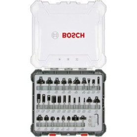 Coffret de 30 fraises mixtes a Ø queue de 6 mm - BOSCH - 2607017474 Coffret de 30 fraises mixtes a Ø queue de 6 mm - BOSCH - 2607017474