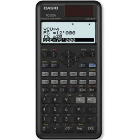 Calculatrice scientifique - Casio - FC-200V - Ecran 4 lignes - Alimentation solaire - 103 g Calculatrice scientifique - Casio - FC-200V - Ecran 4 lignes - Alimentation solaire - 103 g