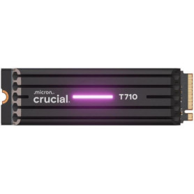 CRUCIAL - SSD interne - T710 - 4 To - avec dissipateur - PCIe Gen5 NVMe M.2