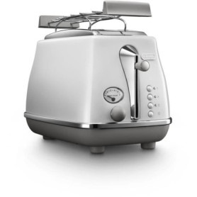 Grille-pain - DELONGHI - CTOC2103.W - 900 W - 2 fentes - Blanc Grille-pain - DELONGHI - CTOC2103.W - 900 W - 2 fentes - Blanc