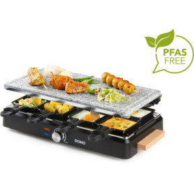 Appareil a raclette - DOMO - DO9262G - 8 personnes - Pierre a cuire - Gril - 1400 W Appareil a raclette - DOMO - DO9262G - 8 personnes - Pierre a cuire - Gril - 1400 W