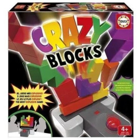 Jeu d'adresse - EDUCA - CRAZY BLOCKS - 15 blocs colorés - a partir de 4 ans - 2 joueurs ou plus Jeu d'adresse - EDUCA - CRAZY BLOCKS - 15 blocs colorés - a partir de 4 ans - 2 joueurs ou plus