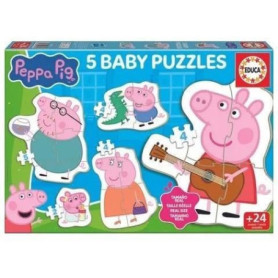 Baby puzzles - EDUCA - Peppa Pig - 4 Pieces Baby puzzles - EDUCA - Peppa Pig - 4 Pieces