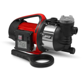 Pompe d'arrosage de surface - ELEM TECHNIC - 1100 W - Débit 4600 L/h - Hauteur de refoulement 45 mCE max Pompe d'arrosage de surface - ELEM TECHNIC - 1100 W - Débit 4600 L/h - Hauteur de refoulement 45 mCE max