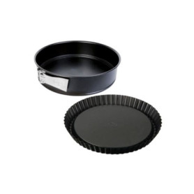 Duo Moule a tarte renversée et moule a manqué a charniere - DR oeTKER - Tradition - 28 et 26 cm Duo Moule a tarte renversée et moule a manqué a charniere - DR oeTKER - Tradition - 28 et 26 cm