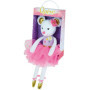 Lot vaisselle - FUN HOUSE - DANSEUSE BALLERINE - Assiette creuse Ø16 cm, plate Ø22 cm, verre 220 ml et peluche musicale 40 cm