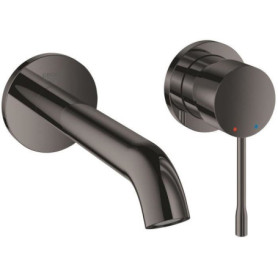 Mitigeur lavabo mural - GROHE - Essence - 2 trous - Taille M - Finition Hard Graphite Mitigeur lavabo mural - GROHE - Essence - 2 trous - Taille M - Finition Hard Graphite