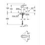 Mitigeur lavabo - GROHE - BauEdge - Monocommande - Taille S