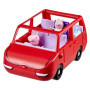 Peppa Pig La grande voiture familiale, coffret avec véhicule et 2 figurines, a partir de 3 ans