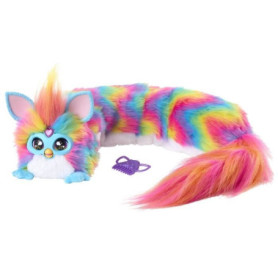 Furby DJ Furby, peluche douce électronique arc-en-ciel interactive avec musique, lumieres, mouvements et jeux, parle français et Furby DJ Furby, peluche douce électronique arc-en-ciel interactive avec musique, lumieres, mouvements et jeux, parle français et