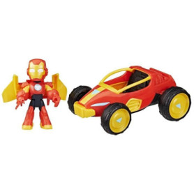 Figurine Iron Man et véhicule Bolide Iron Man, Marvel Iron Man and his Awesome Friends, des 3 ans Figurine Iron Man et véhicule Bolide Iron Man, Marvel Iron Man and his Awesome Friends, des 3 ans