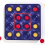 Puissance 4 Folie, jeu de groupe familial pour enfants et adultes, rebondir par 4 pour gagner, des 8 ans