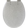 Abattant WC - GELCO DESIGN - Frein de chute magnétique - Gris pailleté