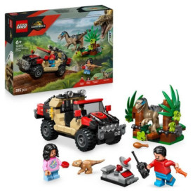 Jeu de construction - LEGO - 76972 - Jurassic World - Vélociraptor - 285 pieces - 4x4 Jeu de construction - LEGO - 76972 - Jurassic World - Vélociraptor - 285 pieces - 4x4