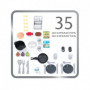 Smoby Cuisine tech edition avec module électronique - 35 accessoires inclus - de 199,99 €
