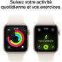 Apple Watch SE 3 GPS + Cellular - 40mm - Boîtier Starlight Aluminium - Bracelet Starlight Sport Band - M/L 390,60 €