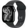 Apple Watch Series 11 GPS + Cellular - 42mm - Boîtier Jet Black Aluminium - Bracelet Black Sport Band - S/M 686,38 €