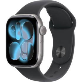 Apple Watch Series 11 GPS + Cellular - 42mm - Boîtier Space Grey Aluminium - Bracelet Black Sport Band - S/M 686,38 €