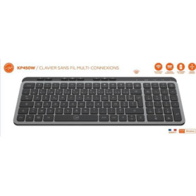 Clavier compact - Touches plates - MOBILITY LAB - KP450W - AZERTY - FR - Multi-connexions - Noir Clavier compact - Touches plates - MOBILITY LAB - KP450W - AZERTY - FR - Multi-connexions - Noir 55,79 €