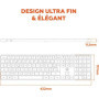 Clavier sans fil - Touches plates - MOBILITY LAB - KP430W - AZERTY - FR - Noir 54,13 €