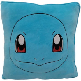 Coussin premium - Carré - POKEMON - Carapuce - Microfibre - 40 cm