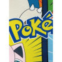 Coussin double face - Carré - POKEMON - Pikachu et ses amis - Microfibre - 40 x 40 cm