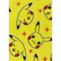 Plaid - POKEMON - Visages Pikachu - 100 x 140 cm