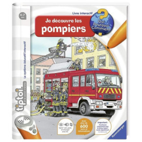 Livre électronique éducatif tiptoi - Je découvre les pompiers - Ravensburger - Mixte - A partir de 4 ans