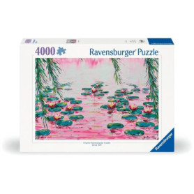 4000 p  Les nénuphars roses