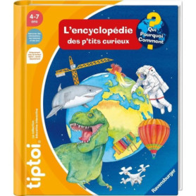 tiptoi L'encyclopédie des p'tits curieux, Livre interactif, Jeu éducatif électronique sans écran, Des 4 ans, 13099017, Ravensbur