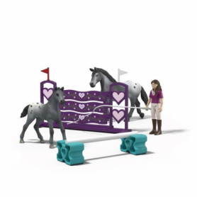 Figurine L'entrainement au tournoi de Lisa, Schleich 42776 Gamme Horse Club
