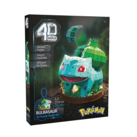 4D Build - Puzzle 3D - Bulbizarre Pokémon - 195 pieces - 24cm - des 12 ans 4D Build - Puzzle 3D - Bulbizarre Pokémon - 195 pieces - 24cm - des 12 ans